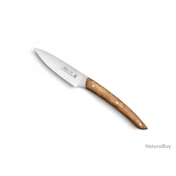 BEL2297 COUTEAU D'OFFICE LE THIERS DOZORME LAME 10CM MANCHE OLIVIER NEUF