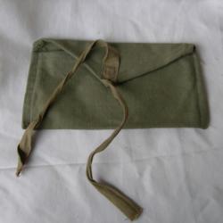 WW2/POSTWAR TROUSSE A COUTURE VIDE MILITAIRE FRANCAISE KAKI AVEC TAMPON MODÈLE51 ANNÉES 50/60 LOT 1