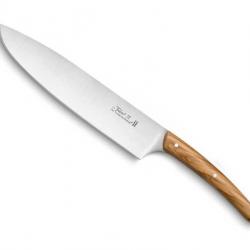 BEL2301 COUTEAU DE CHEF LE THIERS DOZORME LAME 18CM MANCHE OLIVIER NEUF