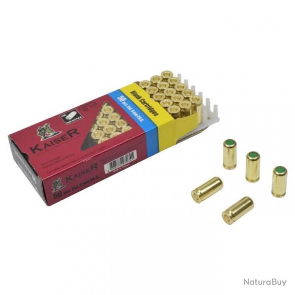 Munition  blanc 9mm PAK - KAISER - Boite de 50