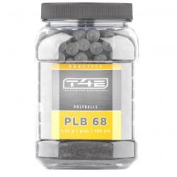 Billes T4E pour Plinking Nylon lourdes 4.67g - Cal 68 - Pot de 500