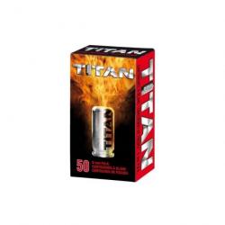 Munition à blanc 9mm PAK - Titan - Boite de 50