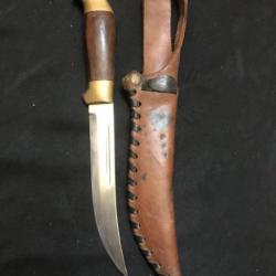 couteau  de chasse helle norway haute teneur en carbone 18/8