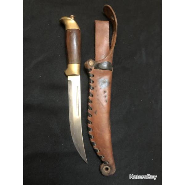 couteau  de chasse helle norway haute teneur en carbone 18/8