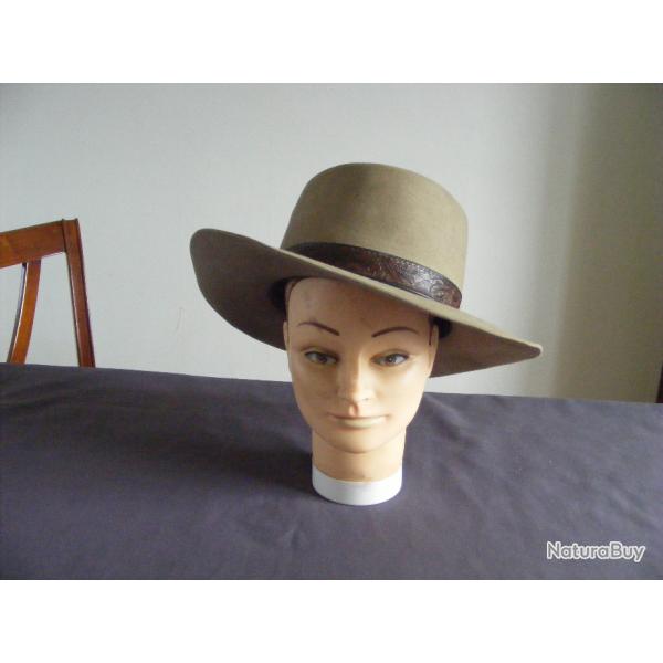 Chapeau de Cow Boy - STETSON - couleur Sable - taille 7 3/8 Western Country