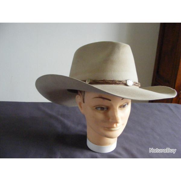 Chapeau de CowBoy - RESISTOL - couleur Sable Clair - taille 7 3/8 Western Country