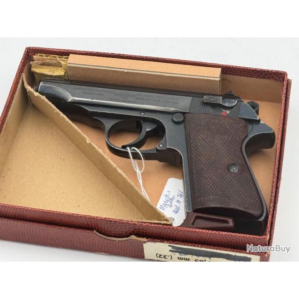 OCCASION - WALTHER MANURHIN - PISTOLET - CAT B - MOD. PP - 7.65 MM - BOITE ORIGINE - ADF-BH442-01