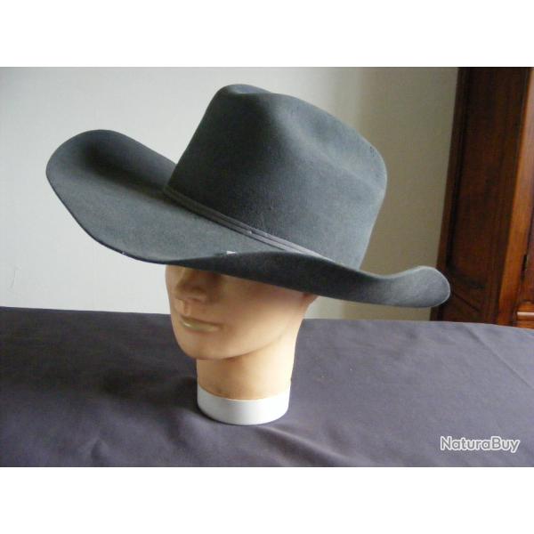 Chapeau de CowBoy - WRANGLER- couleur Gris - taille 7 3/8 Western Country