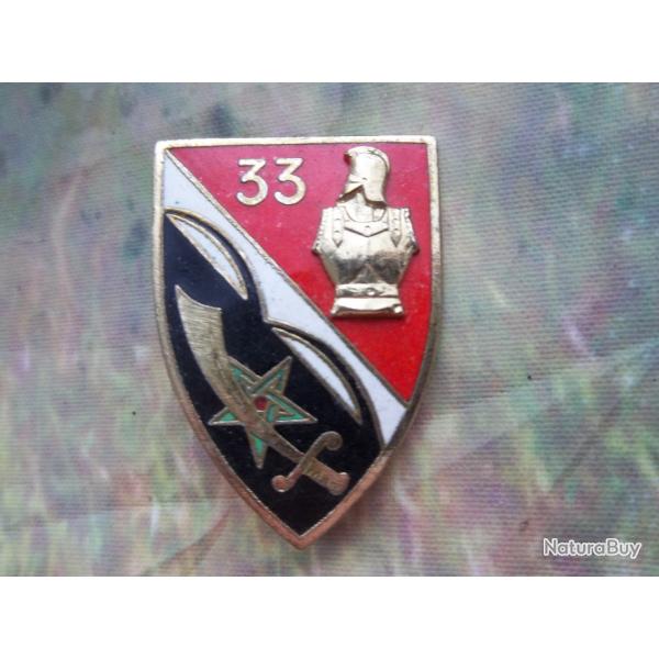 insigne rgimentaire 33e rgiment du gnie (1965-1978) (drago) collection militaire