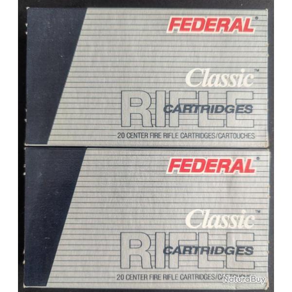 40 (2x20) cartouches .270 WINCHESTER "HI-SHOK" SOFT POINT 130 grains - FEDERAL