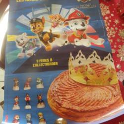 affiche publicitaire publicité paw patrol vintage 40 x 60 cm