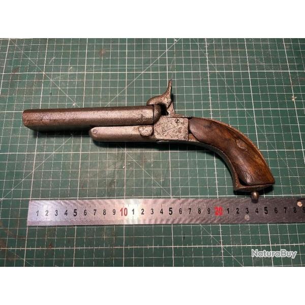 Ancien pistolet  broche