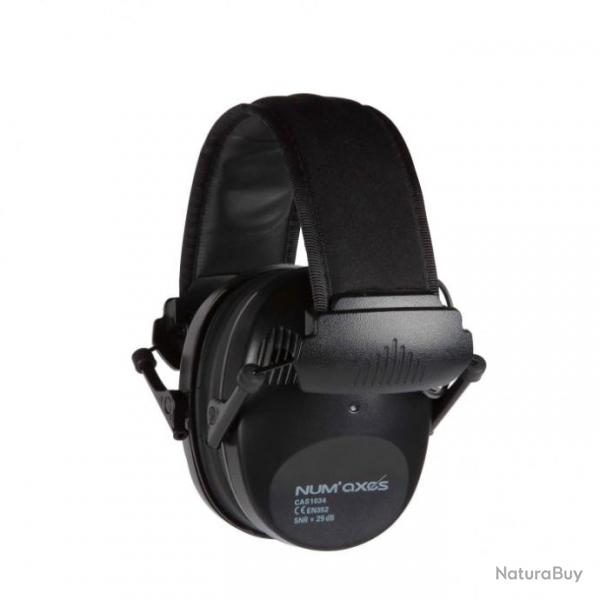 Casque antibruit lectronique Num'Axes Cas1034 - Noir