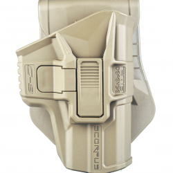 Holster Mako Glock 17 - Paddle - Rétention Niveau 2 - Droitier - Tan