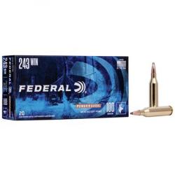 Munitions Federal Power Shok - Cal. 243 Win. - 100 grains