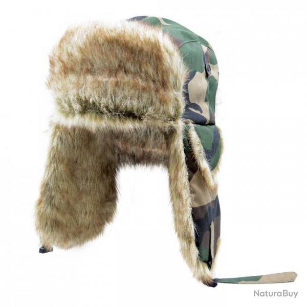 SOLDES Chapka Fourrure Synthtique Camo Taille