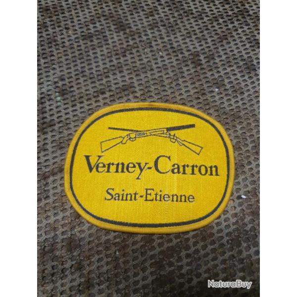 cusson en tissus brod de la marque d'armes VERNEY - CARRON  SAINT ETIENNE