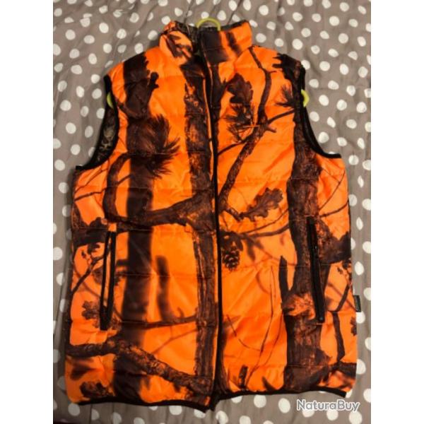 Gilet de chasse sans manches chaud rversible Percussion