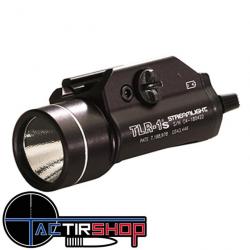 Lampe Streamlight TLR-1s - Noire - avec Strobe