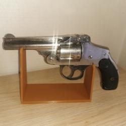 support  Revolver Smith & Wesson canon 3"1/4   cal 38