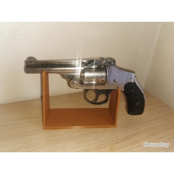 support  Revolver Smith & Wesson canon 3"1/4   cal 38