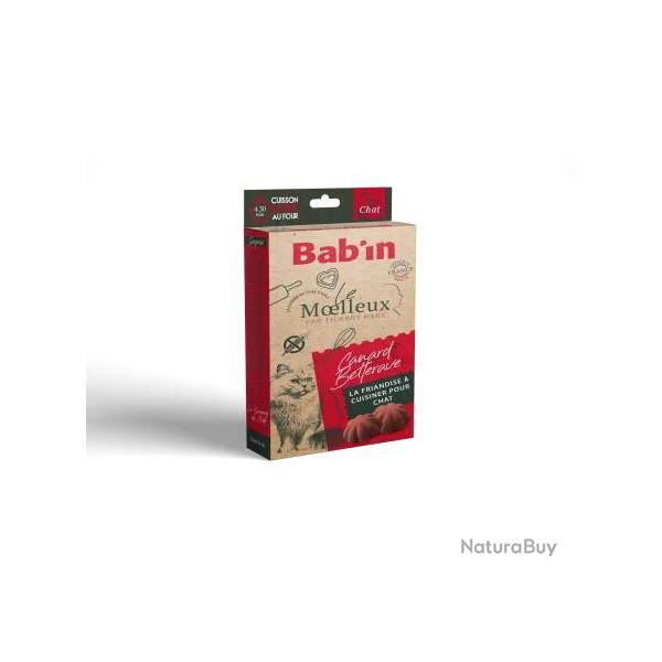 4 boites de 150 g Moelleux - Canard betterave-Friandises pour chat adulte à cuisiner