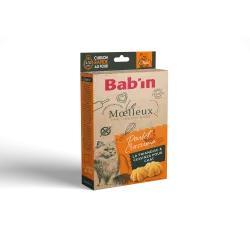 4 boites de 150 g Moelleux - Poulet Curcuma-Friandises pour chat adulte à cuisiner