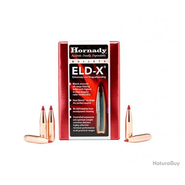 Bote de 100 Ogives Hornady 22 Cal .224 80 gr ELD-X (22833)