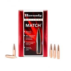 Boîte de 100 Ogives Hornady 6.5mm (.264) 123 gr BTHP Match(TM) Grendel 26174