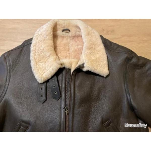 blouson cuir bombardier