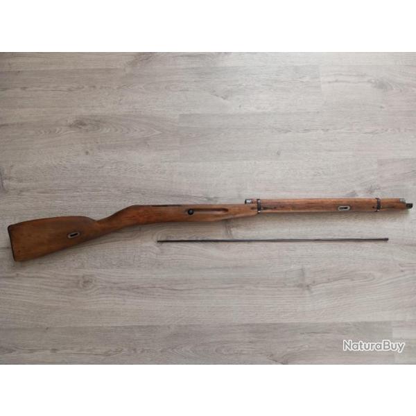 Crosse fusil Mosin Nagant complte modle 91/30 boitier rond