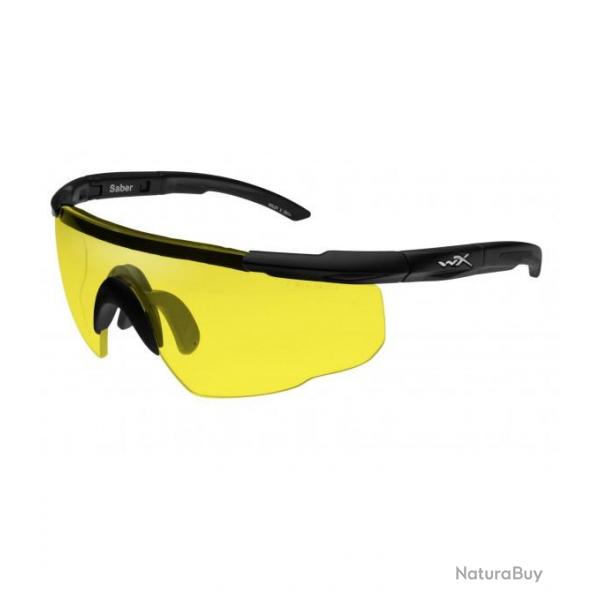 LUNETTE BALISTIQUE WILEY X SABER ADVANCED Jaune