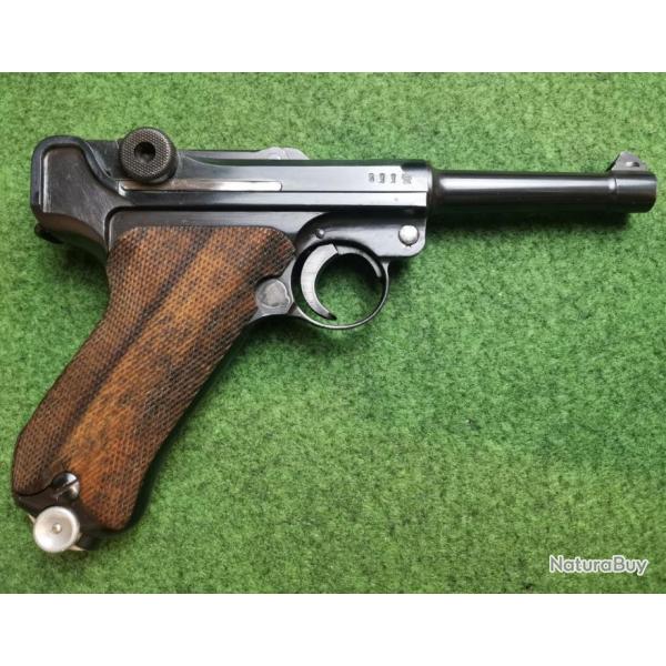 Pistolet semi-automatique P08 DWM 1916 - Calibre 9x19 - Monomatricule - Police de Weimar (Occasion t