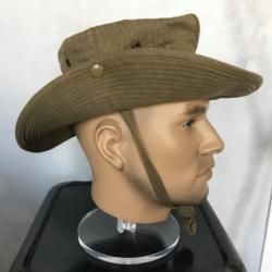 Chapeau de brousse taille 54-55 Algérie Indochine, idéal mannequin