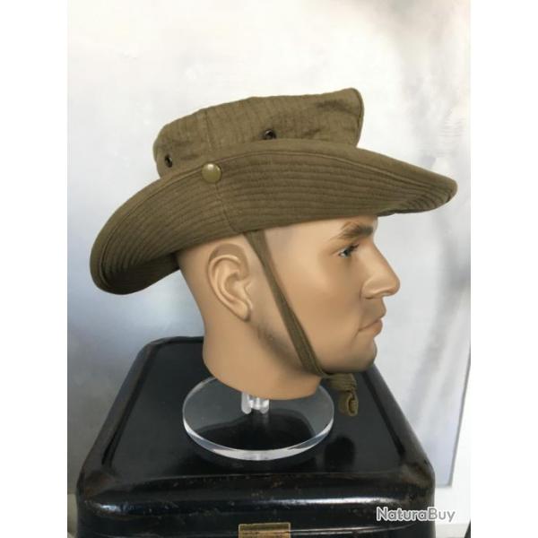 Chapeau de brousse taille 54-55 Algrie Indochine, idal mannequin