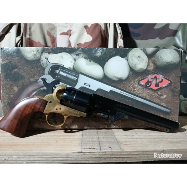 Revolver  poudre noire Pietta 1851 Navy Confederate laiton cal44