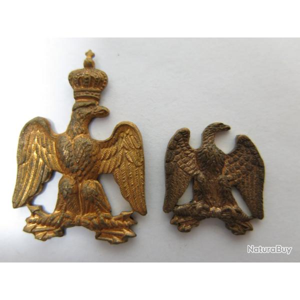 Lot de  2 Medaillons aigle Imperiale Napoleon ref  880