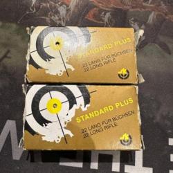 2 boites de 22lr SK standard plus