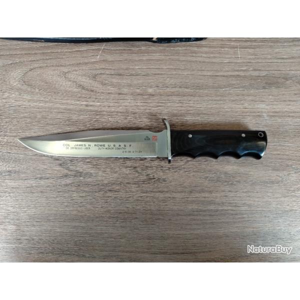 Couteaux Al Mar AMK 3009 VINTAGE Colonel Rowe USASF full tang AUS-6A