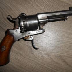 REVOLVER BROCHE BELGE 7 MM