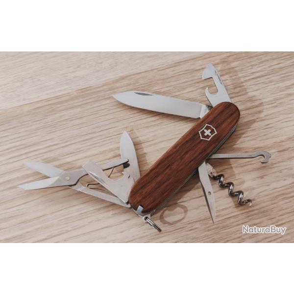 Victorinox couteau suisse Climber Wood Noyer