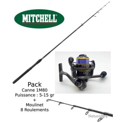 Ensembles de cannes et moulinets Mitchell pour la pêche