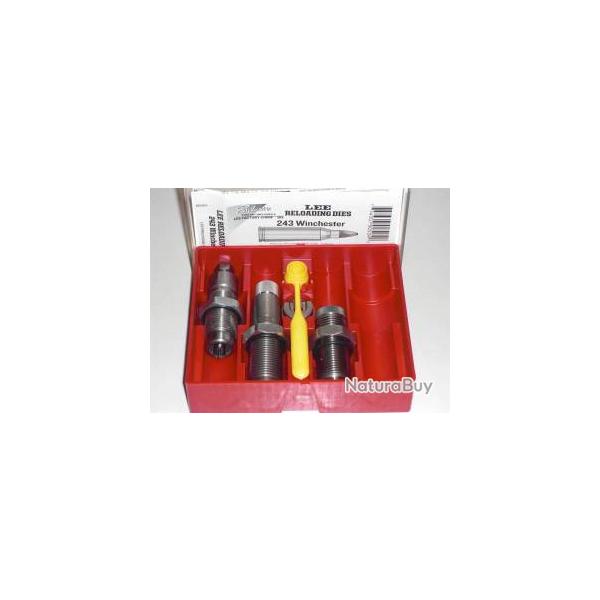 JEU OUTILS LEE 3 DIE SET CAL 243 WINCHESTER