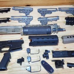 Lot de pièces diverse pour réplique airsoft