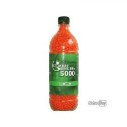 Billes bbs 6mm combat zone orange 0.12g bouteille X5000