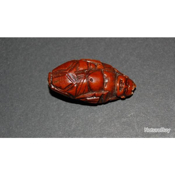 perles chinoises anciennes sculptes main
