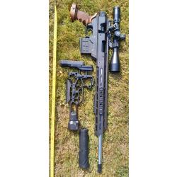CARABINE CUSTOM ARMECA CHASSIS TAC 21 CALIBRE 300 AAC BLK 