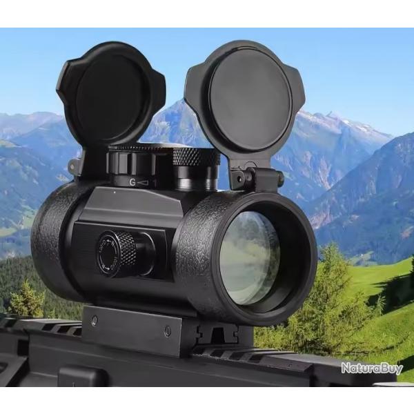 Point rouge et vert viseur tubulaire avec cache reflex sight x30 1 sans prix de rserve !!!