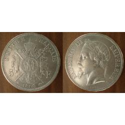 France 5 Francs 1868 A Atelier Paris Piece Argent Ecu Piece Frcs Frs Frc