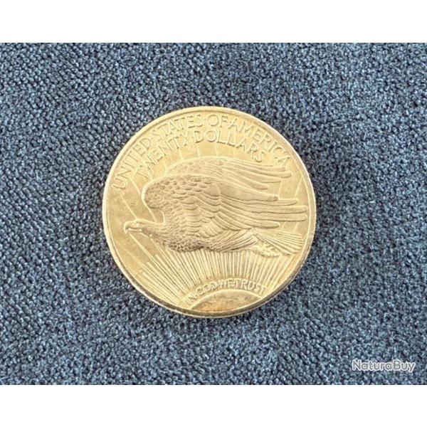 Pice en or de 20 Dollars Saint Gaudens 1924 - 1 once